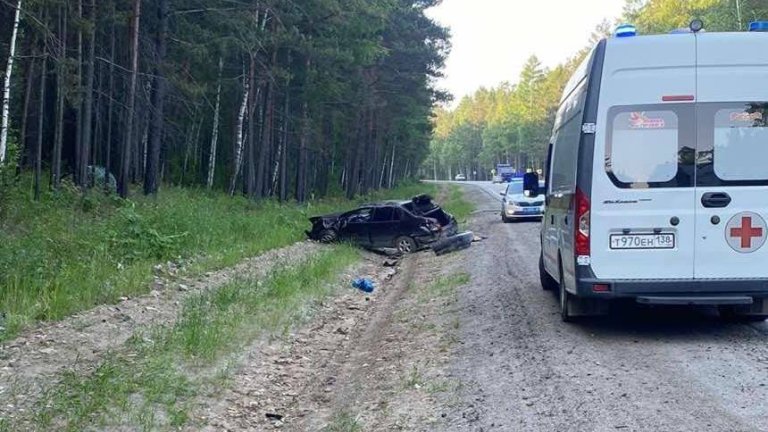 23-летний водитель иномарки погиб в Шелеховском районе