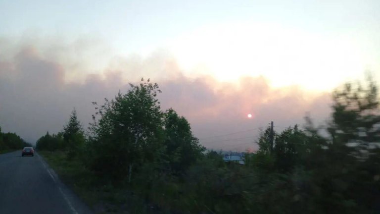 Дым от лесных пожаров под Красноярском дошёл до Братска
