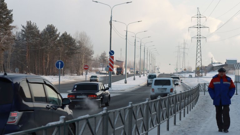 В Братске завершили реконструкцию улицы Курчатова