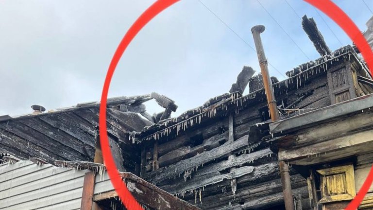 Пожар в жилом доме на улице Тимирязева в Иркутске начался из-за затопленной печи