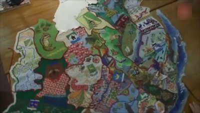 120 жителей Иркутской области создали вышитую карту Прибайкалья