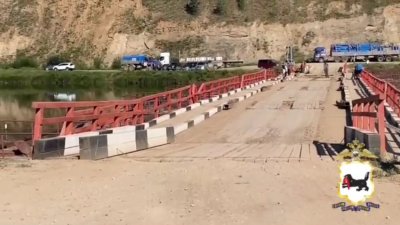 Автомобильное движение могут полностью закрыть из-за повреждения моста в Жигаловском районе