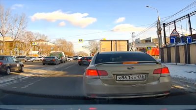 9-балльные пробки становятся нормой на дорогах Иркутска