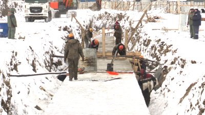 Строительство теплового луча в предместье Рабочем в Иркутске идёт в ускоренном режиме 