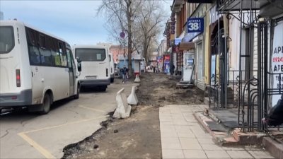 Вы спросили - мы ответили: когда приведут в порядок разрушенный тротуар на улице Литвинова в Иркутске?