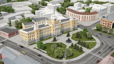 Украшением исторического центра Иркутска станет обновлённое здание "Востсибугля" 