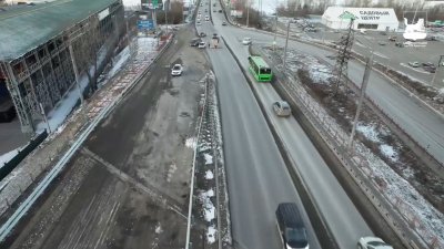 Запустили движение на путепроводе на улице Джамбула в Иркутске