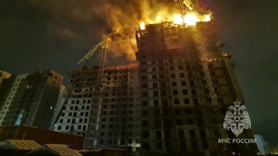 Два крупных пожара произошли в Иркутске
