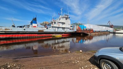 На реке Лене в Усть-Куте столкнулись два судна – это уже второй случай за неделю