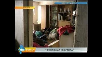 В помойку с тучами насекомых превратила свою квартиру жительница Усть-Кута