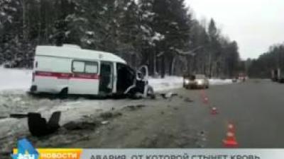 Два сотрудника скорой помощи погибли при столкновении спецмашины с большегрузом в Шелеховском районе